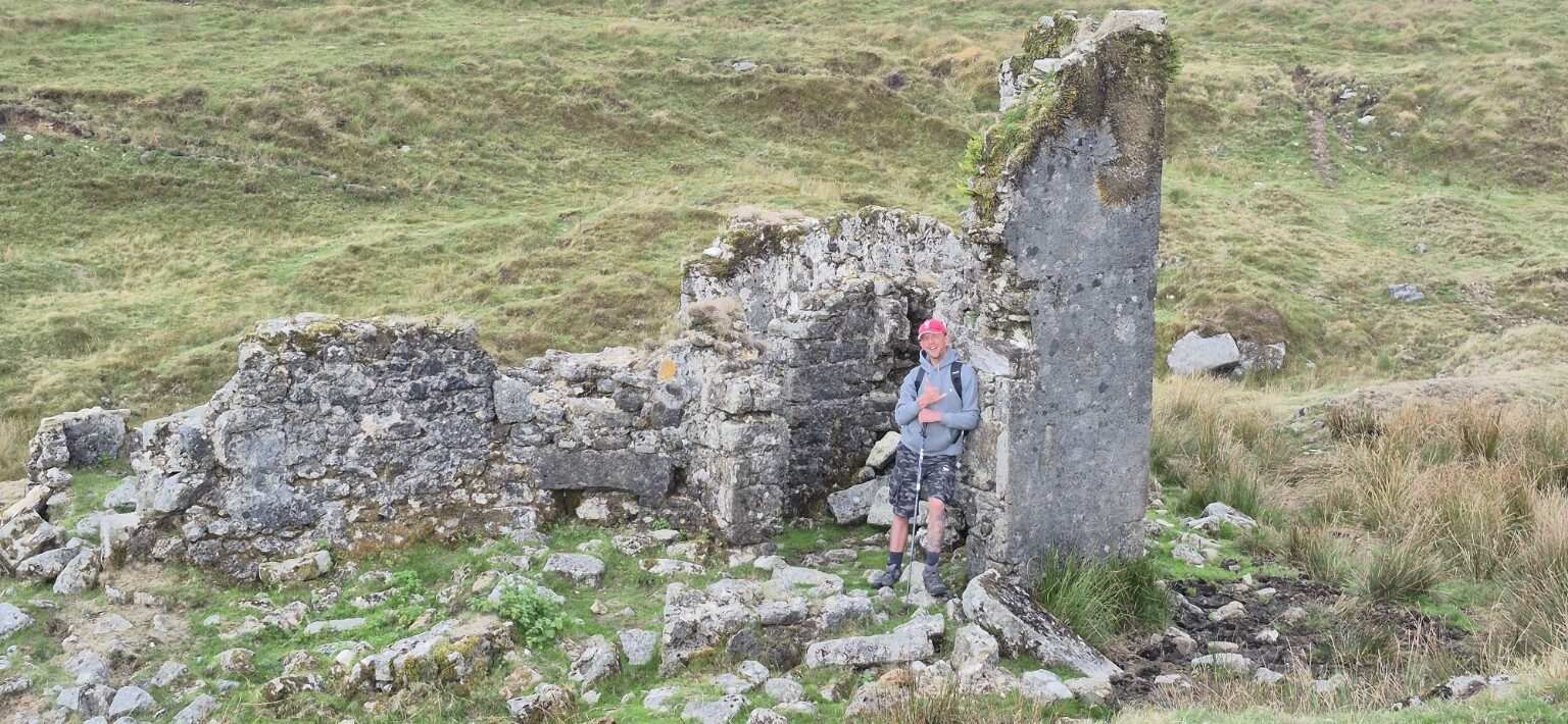 John standing at the ruins of Bleak House